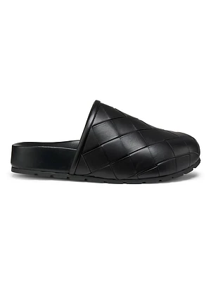 Reggie Intrecciato Leather Clogs