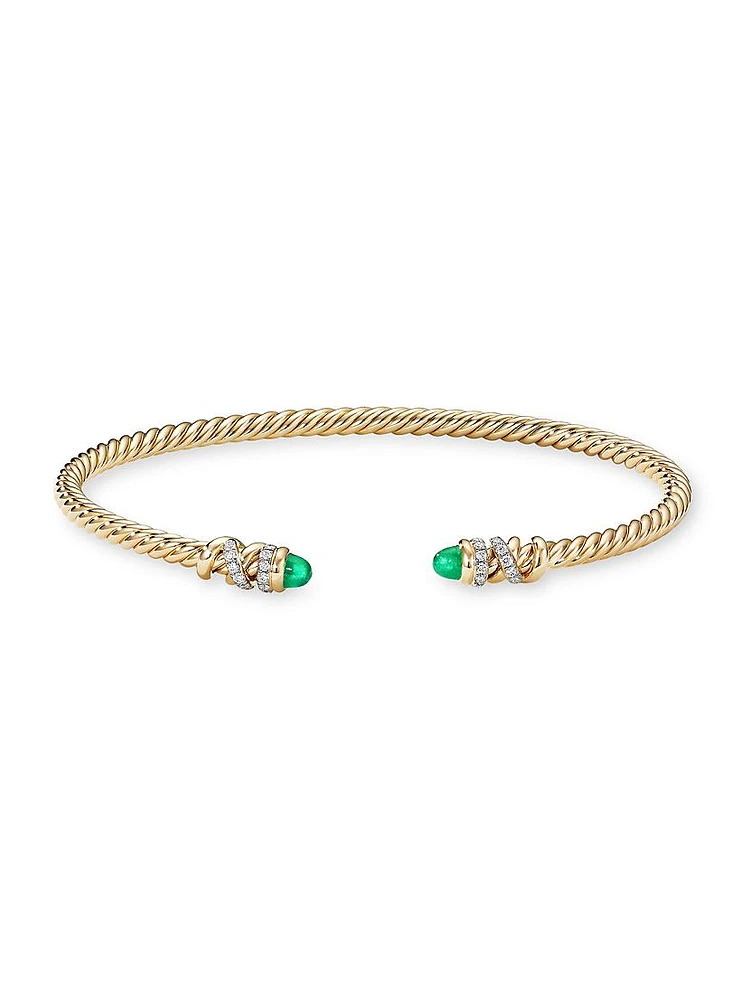 Petite Helena Cablespira Bracelet 18K Yellow Gold