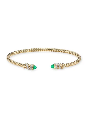 Petite Helena Cablespira Bracelet 18K Yellow Gold