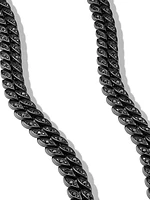 Curb Chain Necklace in Titanium