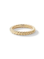 Cable Band Ring 18K Yellow Gold