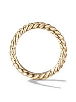 Cable Band Ring 18K Yellow Gold