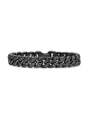 Curb Chain Bracelet Black Titanium