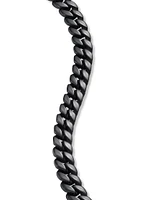 Curb Chain Bracelet Black Titanium