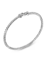 Buckle Classic Cable Bracelet Sterling Silver