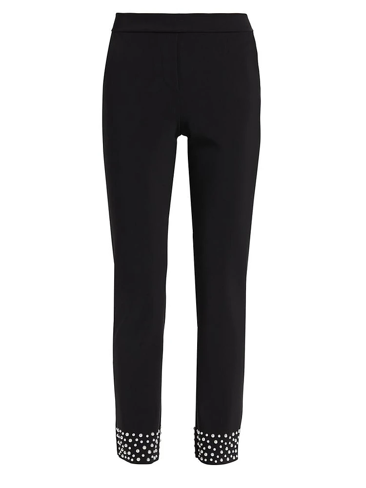 Tuxedo Stripe Straight Pants