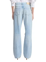 Tess Distressed Wide-Leg Jeans