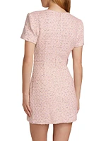 Jessica Tweed Bow Minidress