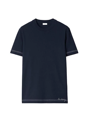 Cotton Crewneck T-Shirt