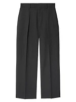 Herringbone Wool Trousers