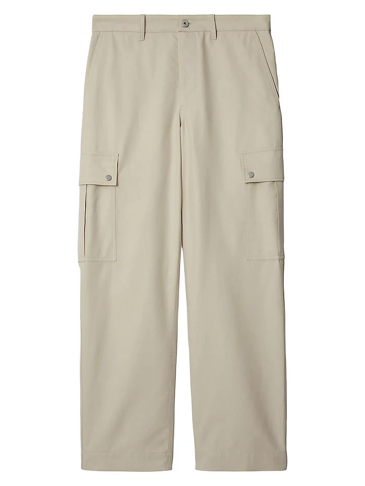 Cotton-Blend Cargo Pants