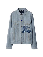 EKD Denim Button-Front Shirt Jacket