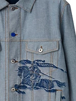 EKD Denim Button-Front Shirt Jacket