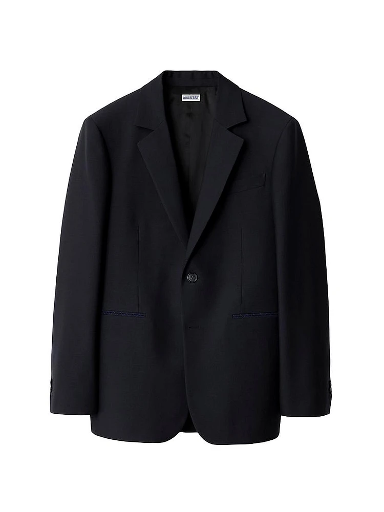 Tailored Wool Twill Jacket