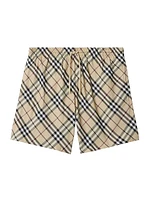 Check Swim Shorts