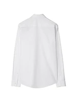 Cotton Button-Front Shirt