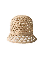 Woven Fabric Bucket Hat