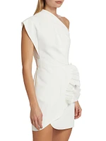 Webster One-Shoulder Ruffled Minidress