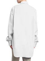 Oversized Cotton Poplin Blouse