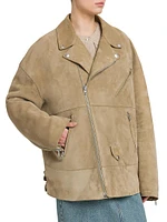 Heavy Suede Oversized Jacket