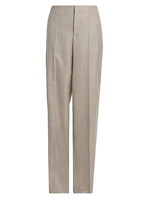 Wool Oversized Trousers
