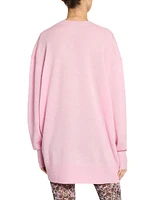 Larana Silk-Blend V-Neck Sweater