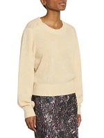 Lusia Silk-Blend Crewneck Sweater