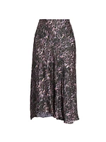 Lisanne Animal-Print Midi-Skirt