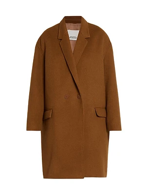 Efegoz Wool-Blend Double-Breasted Coat