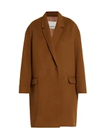 Efegoz Wool-Blend Double-Breasted Coat