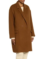 Efegoz Wool-Blend Double-Breasted Coat