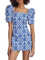 Kelly Mosaic Poplin Dress