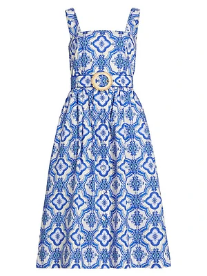 Candace Cotton Midi-Dress