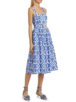 Candace Cotton Midi-Dress