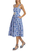 Candace Cotton Midi-Dress