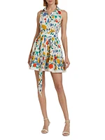 Hannah Floral Cotton Poplin Minidress