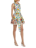 Hannah Floral Cotton Poplin Minidress