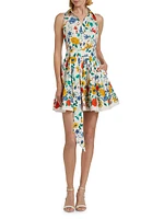 Hannah Floral Cotton Poplin Minidress