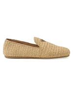 Woven Fabric Slip-On Shoes