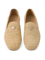 Woven Fabric Slip-On Shoes