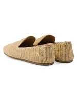 Woven Fabric Slip-On Shoes