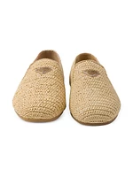 Woven Fabric Slip-On Shoes