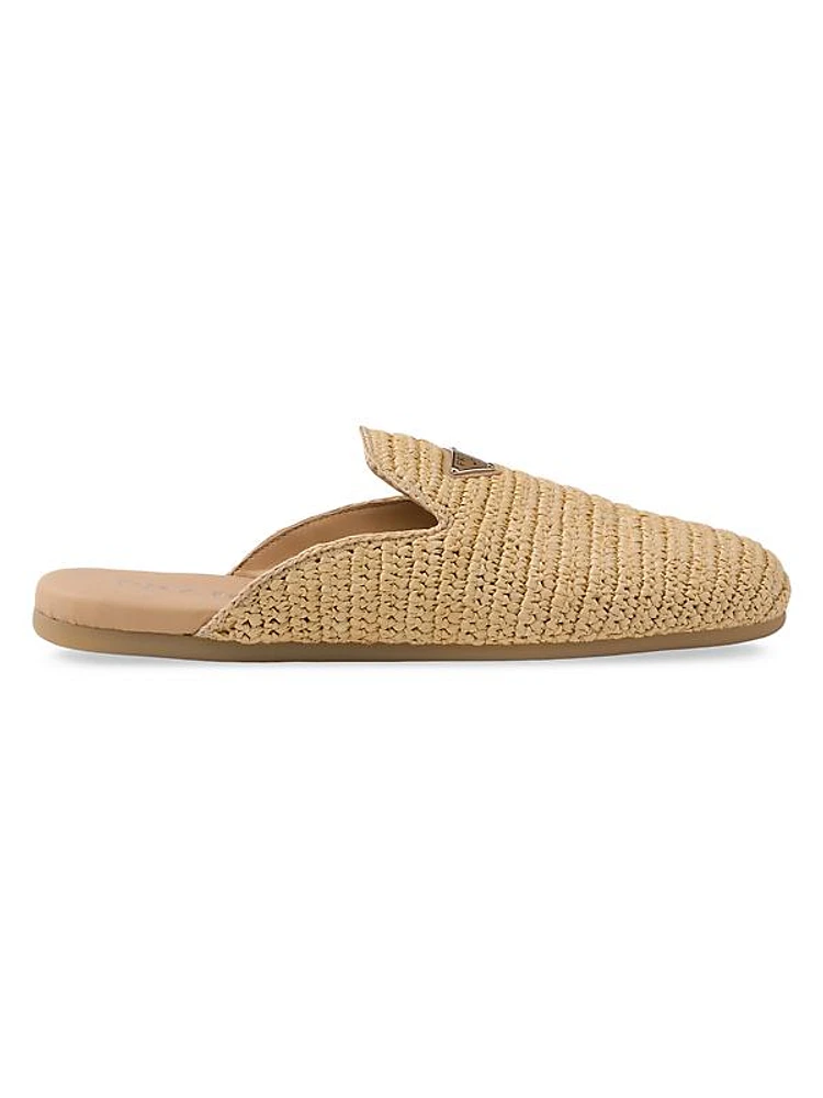 Woven Fabric Mules