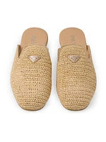 Woven Fabric Mules