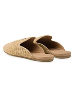 Woven Fabric Mules