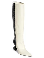 Les Bottes Bisou 100MM Leather Boots