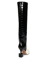 Les Bottes Bisou 100MM Leather Boots