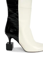 Les Bottes Bisou 100MM Leather Boots