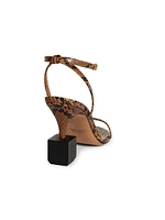 Les Sandales Bisou 100MM Leather Sandals