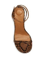 Les Sandales Bisou 100MM Leather Sandals